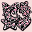 Midnight Bloom – Whimsical Y2K-  Plush Rug Collection logo