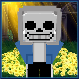 Sans 4d Skin for Minecraft 1.21 — Textures screenshot