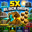 Naman's 5x Block Drops logo