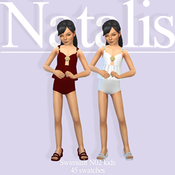 Swimsuit N02 childⁿᵃᵗᵃˡⁱˢ logo