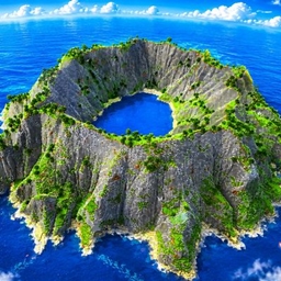 💀 100 Days Hardcore Volcano Island (Achievements On) logo