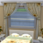 Sunflower Serenity Draped Curtains Base Game logo