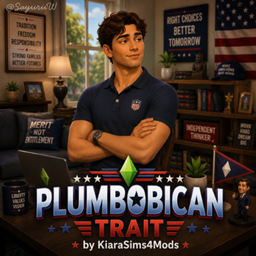 Plumbobican Trait by KiaraSims4Mods - Tradução PTBR project image