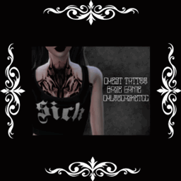 Goth Gothic Chest / Neck Tattoo Vol I logo