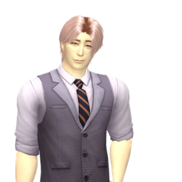 The Crimson Rose Vampire — Alfred Inspired Male Sim