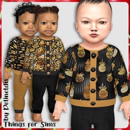 Infants Gold Luxe Cardigan project image