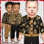 Infants Gold Luxe Cardigan logo