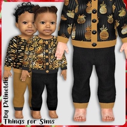 Infants Gold Luxe Pants project image