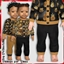 Infants Gold Luxe Pants logo
