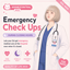 Emergency Check Ups At the Hospital logo