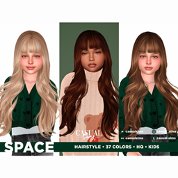 CasualSims - Space Hairstyle for children (with bangs) project image