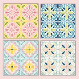 Blossom & Breeze – Pastel Heritage Floor Tile Collection project image