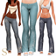Flower Y2K Jeans logo