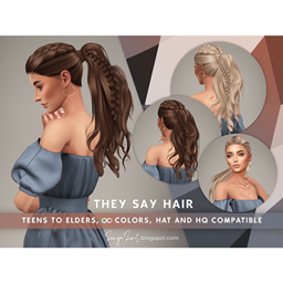 SONYASIMS - They Say Hair (No Bangs) project image