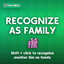 Recognize as Family logo