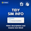 Tidy Sim Info logo