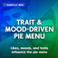 Trait and Mood-Driven Pie Menu logo