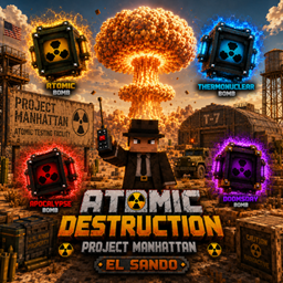 PROJECT MANHATTAN Atomic Destruction logo