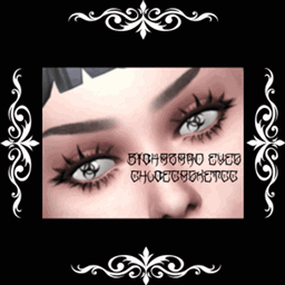 Biohazard Symbol Rave Eyes logo