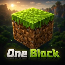 One block hardcore logo