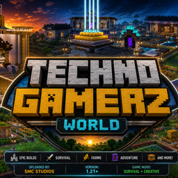 Techno Gamerz world by SMC STUDIOS logo