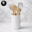Kitchen utensils in a cup logo
