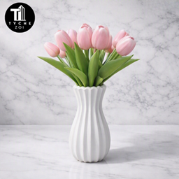 Tulips in vase logo