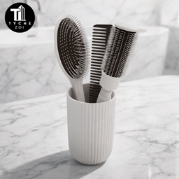 Hair brushes holder logo