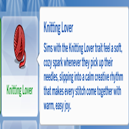 kiarasims  Knitting Lover Trait/ translation spanish by Monisims project image