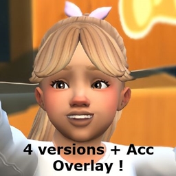 Abby Hair in 4 versions + Acc Overlay project image
