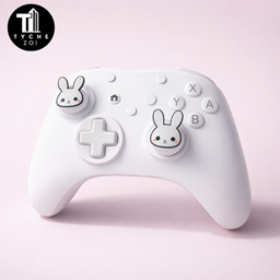 White bunny joystick logo