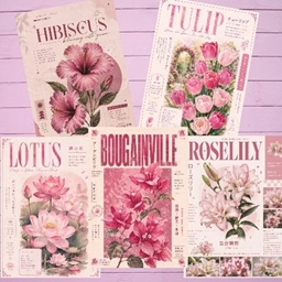 Bloomkeeper Botanical Five — Vintage Floral Study Set logo