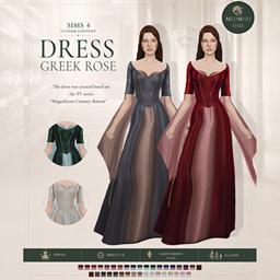 Kosem Sultan Dress CC | Medieval Historical Gown project image