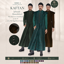 Medieval clothing | Men's kaftan (Şehzade Mustafa) project image