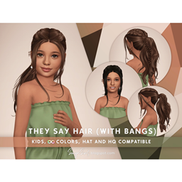 SONYASIMS - They Say Hair Kids - Bangs Version project image