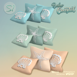 Boho Coastal Throw Pillows project image