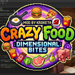 Crazy Food: Dimensional Bites logo