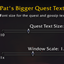 PatsBiggerQuestText logo
