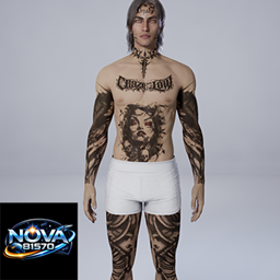 Male Gothic Tattoo project image