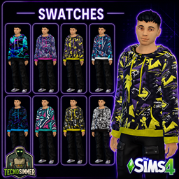 Great hoodie by TecnoSimmer logo