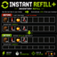 Instant Refill+ logo