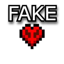 Better Fake hardcore hearts logo