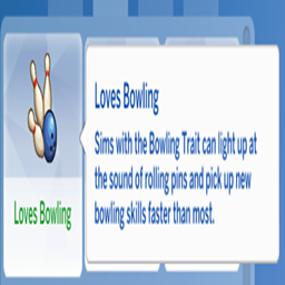 kiarasims Loves Bowling Trait / translation spanish by Monisims project image