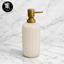 Minimal soap dispenser logo