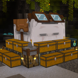 Happy Ghast with Chests [Mobile Warehouse] (Achievements Friendly) logo