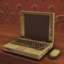 Sim's First Laptop logo