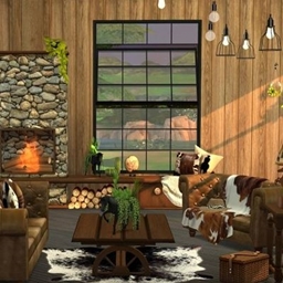 Champion Ranch I - Tables and Fireplace 👩🌾 project image