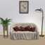Sofa with cover logo