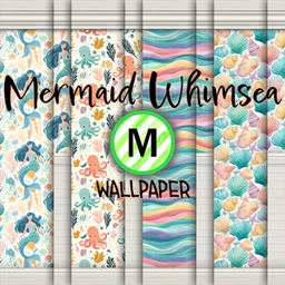 Merleaux - Mermaid Whim-sea - Wallpaper logo