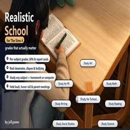 JellyPaws - Realistic School Mod / translation spanish by Monisims project image